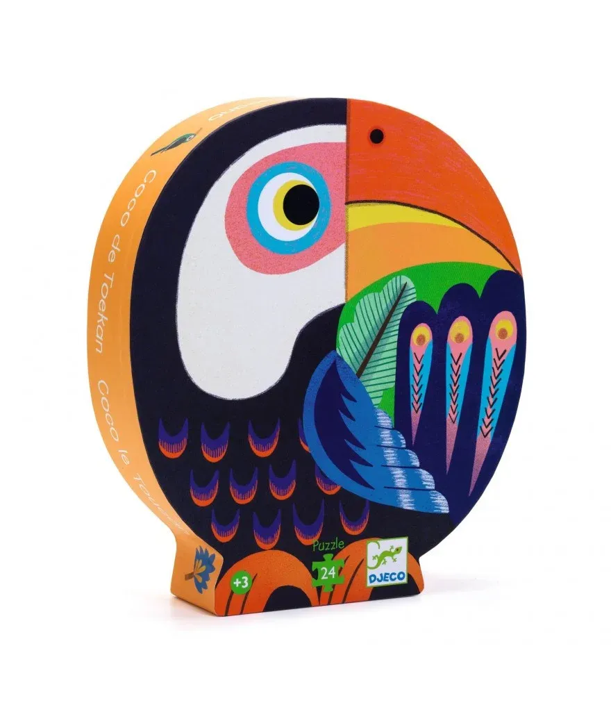 Djeco - Puzzel Coco de Toekan - 24 stuks