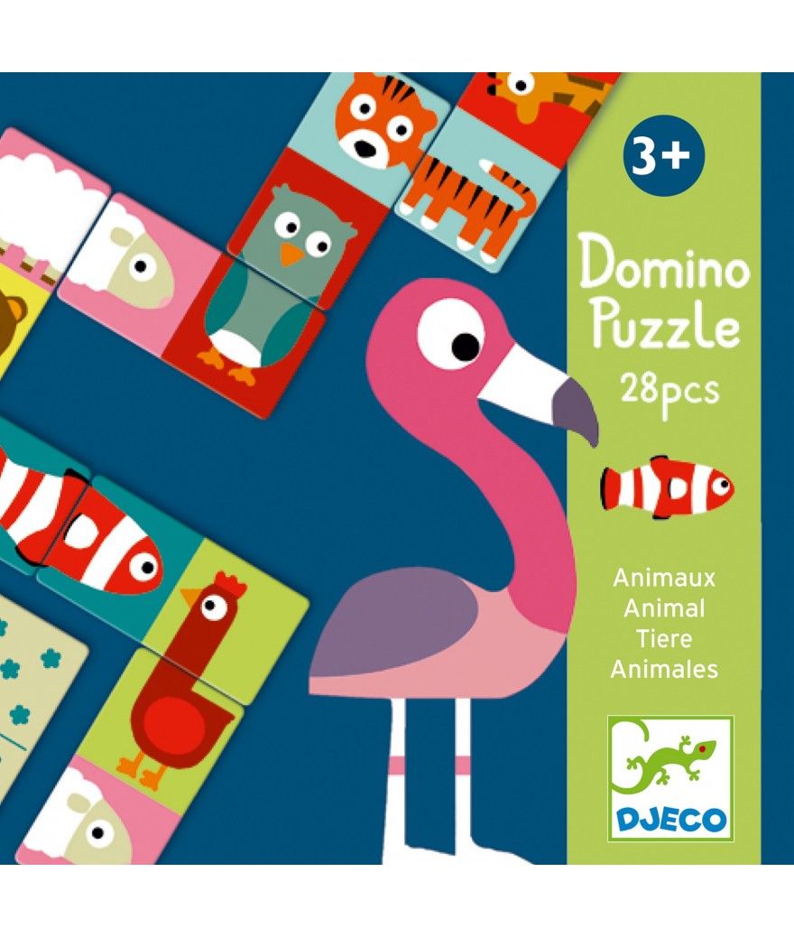 Djeco - Domino Animo - Puzzel