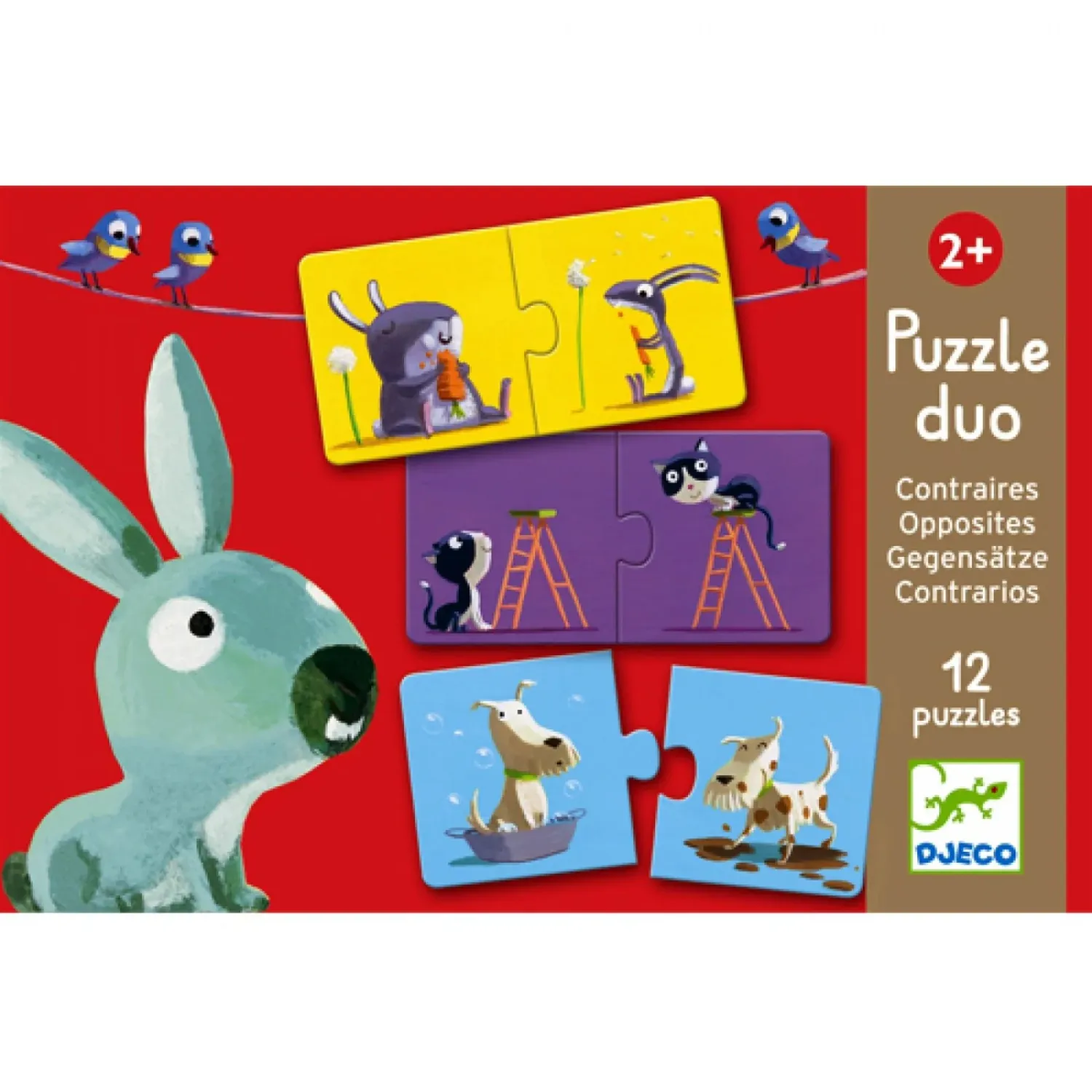 Djeco - Puzzel Duo - Tegengestelden