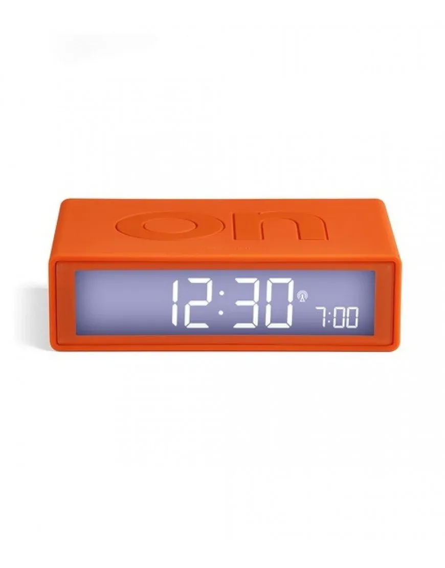 Lexon - Flip wekker - Oranje