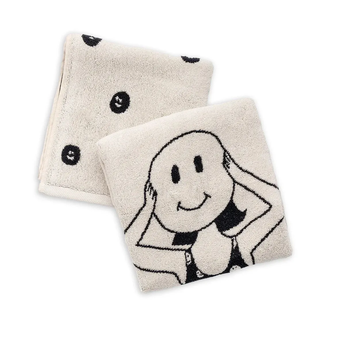 Helen B - Handdoek - Smiley Girl - Set Van 2