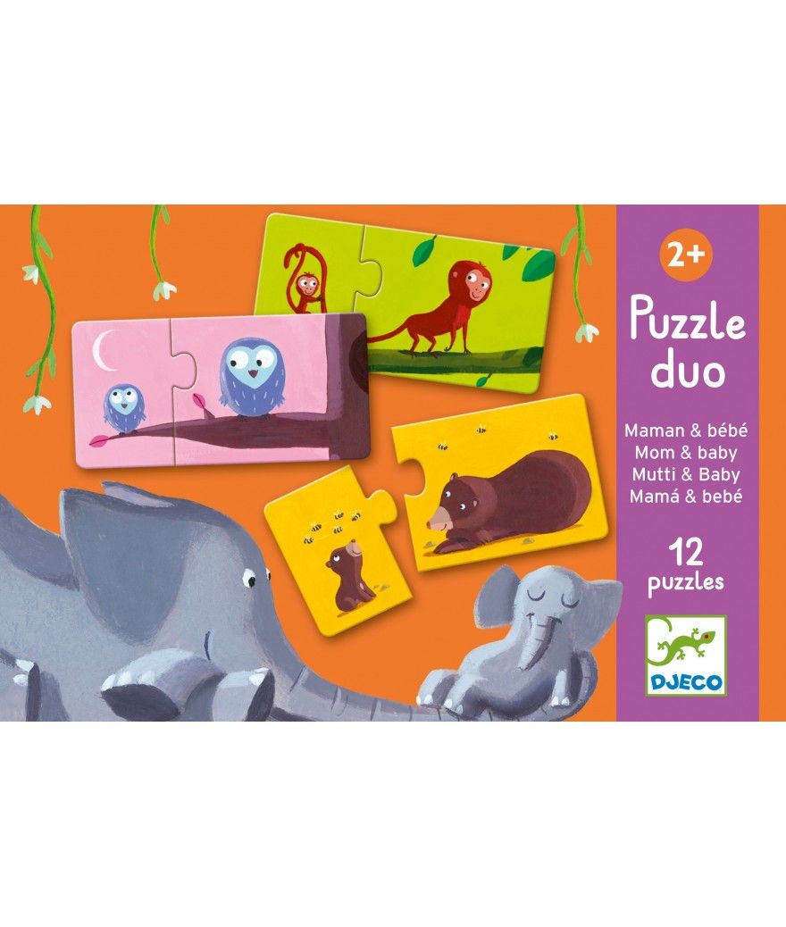 Djeco - Puzzel Duo  - Mama en Baby
