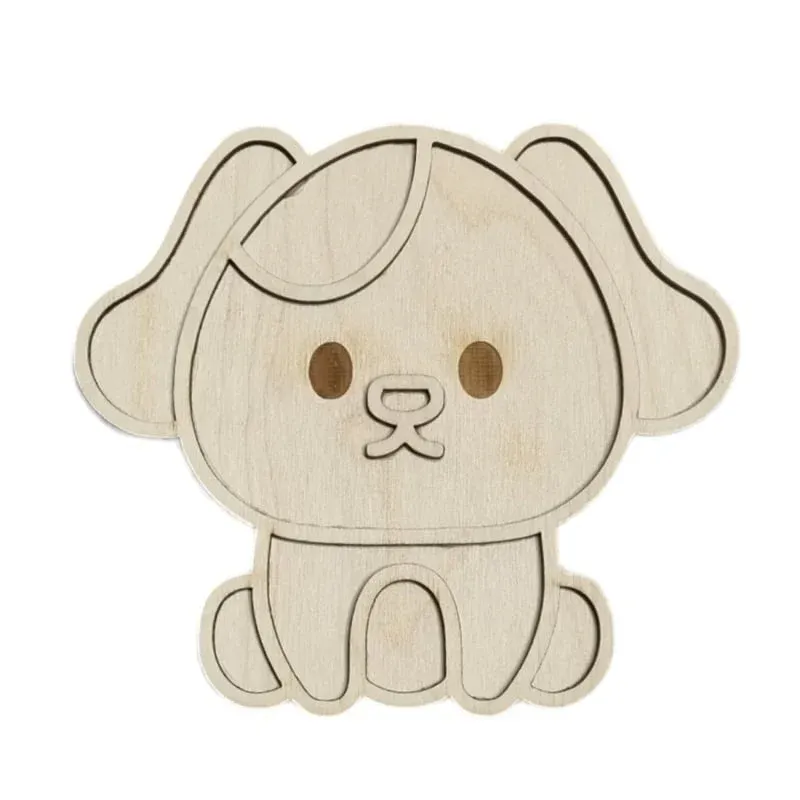 Houten Vulvorm - Hond
