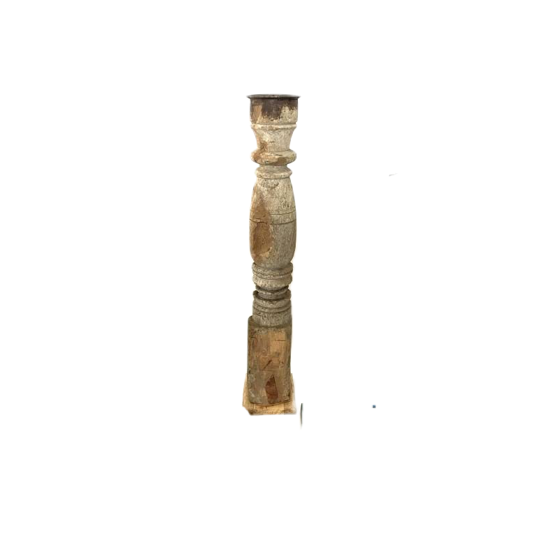 Kandelaar antiek - Iron Cup - 28cm