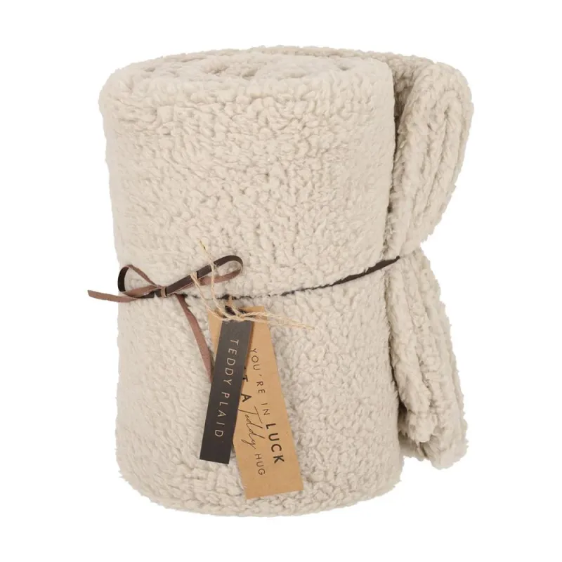 Teddy - Plaid - Taupe