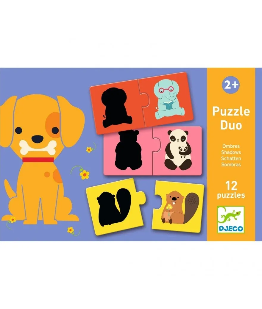 Djeco - Puzzel Duo - Schaduw