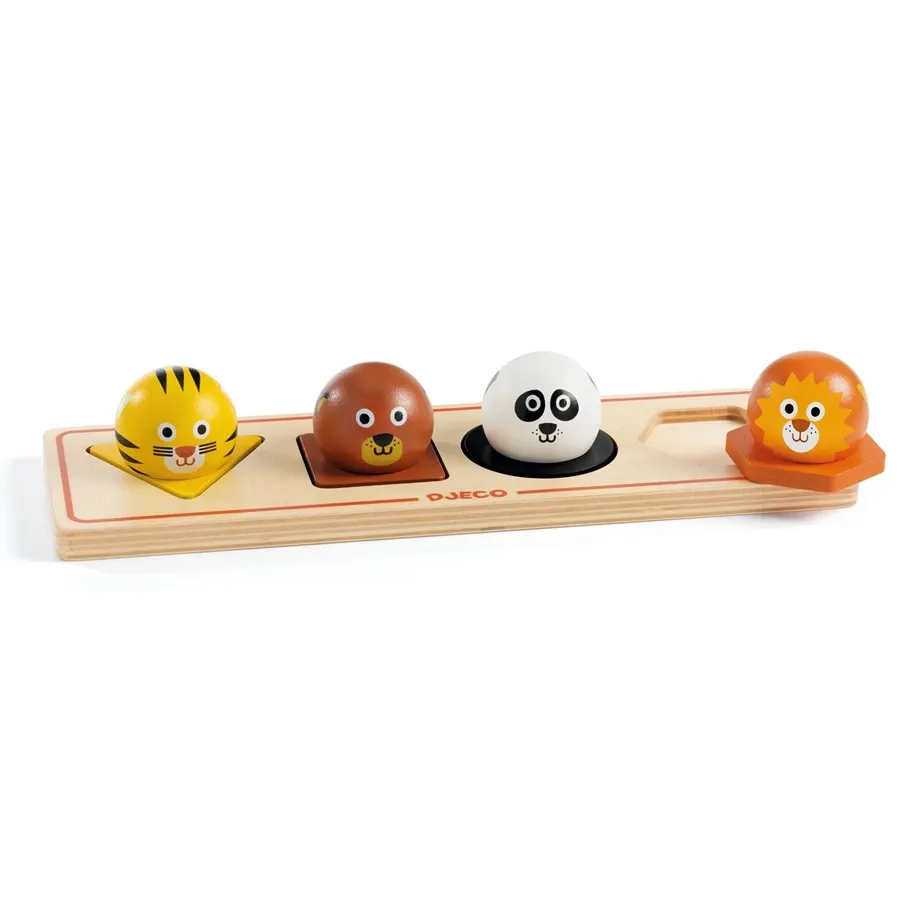 Djeco - houten puzzel - Ball&#39;n&#39;co