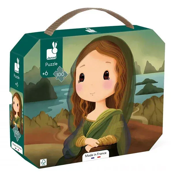 Janod- Puzzel -geïnspireerd door Da Vinci - 100 stuks