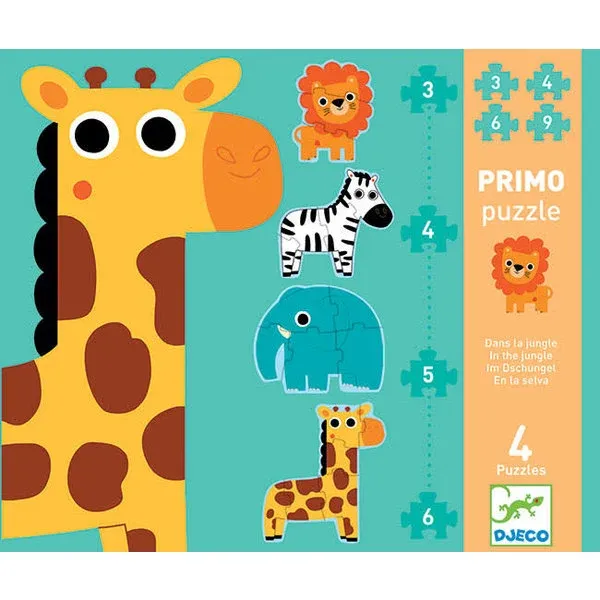 Djeco - Puzzel - In de jungle