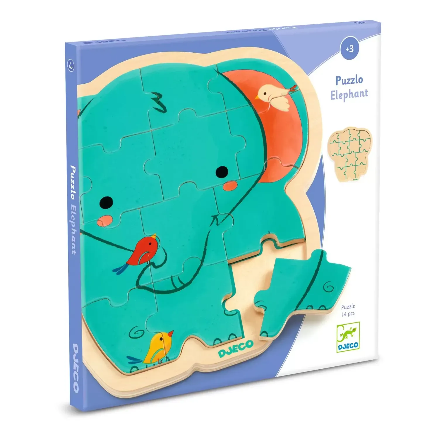 Djeco - Puzzel - Olifant