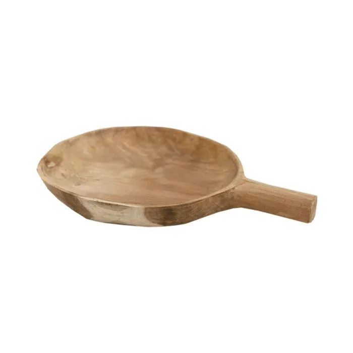 Schaal met Steel - Teak