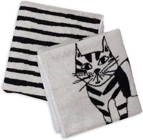 Helen B - Handdoek - Cat - Set van 2