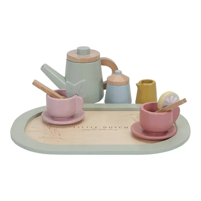 Little Dutch - Houten Thee Servies