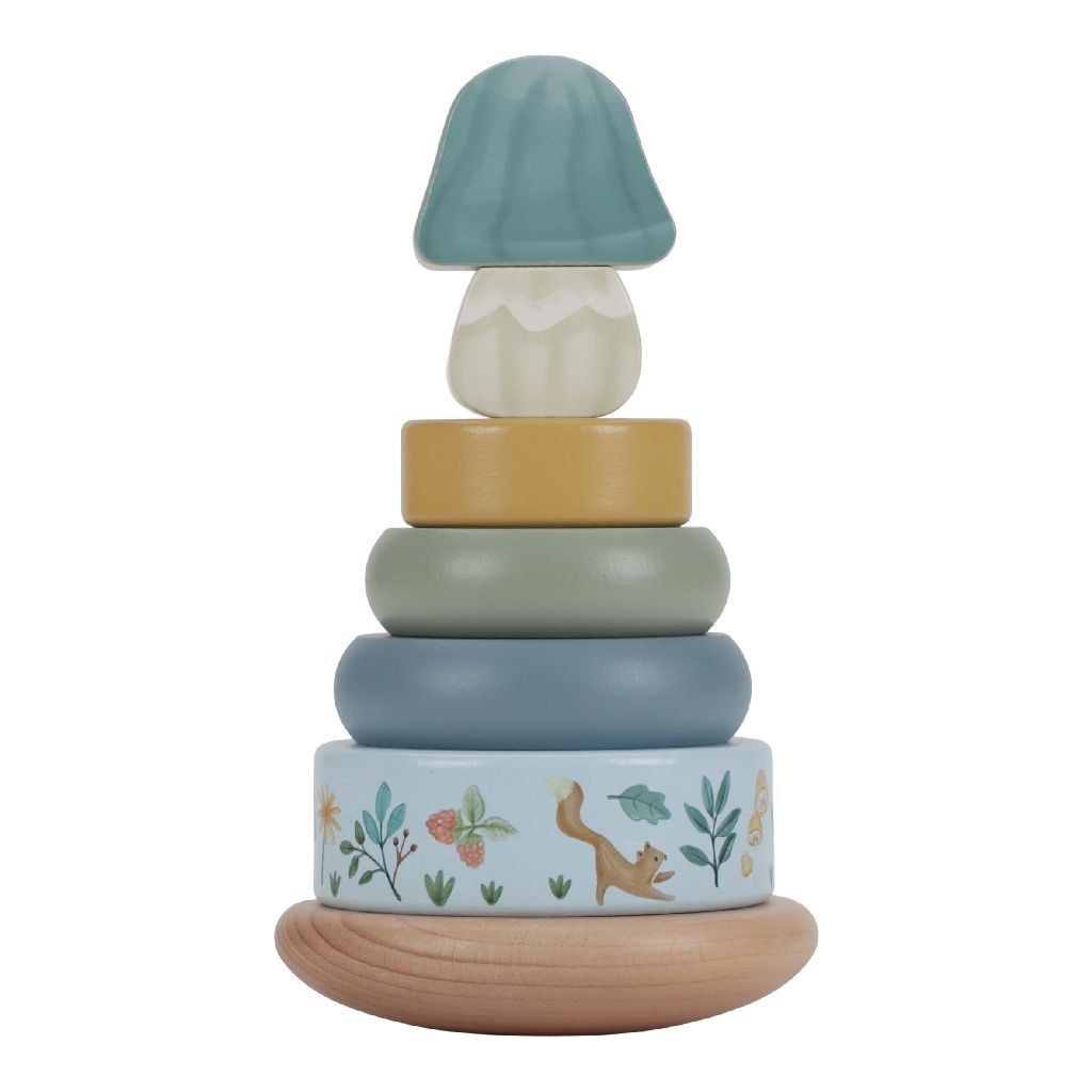 Little Dutch - Houten stapeltoren - Forest Friends