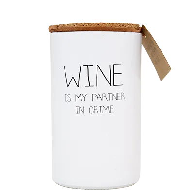 Sojakaars - Wine is my partner in crime