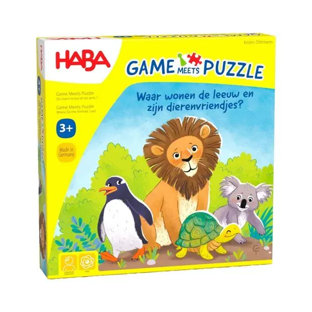 Haba - Waar wonen de leeuw en zijn dierenvriendjes?