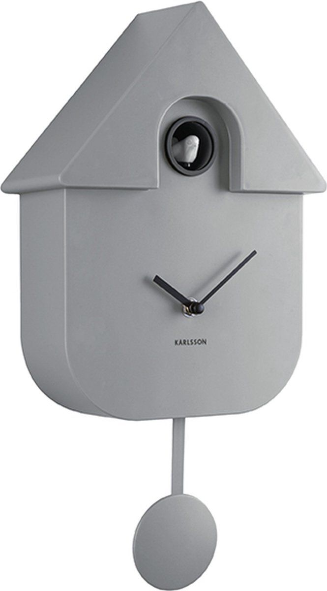 Wandklok  Cuckoo - Grijs