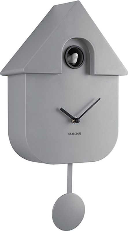Wandklok  Cuckoo - Grijs