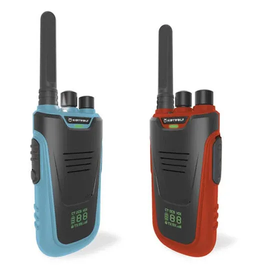 Kiddywolf - Walkie Talkie - Blauw/Rood