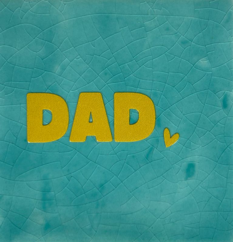 Tegel 10x10CM - Dad