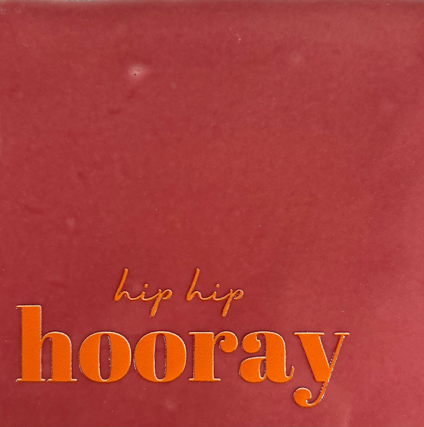 Tegel 10x10CM - Hip Hip Hooray