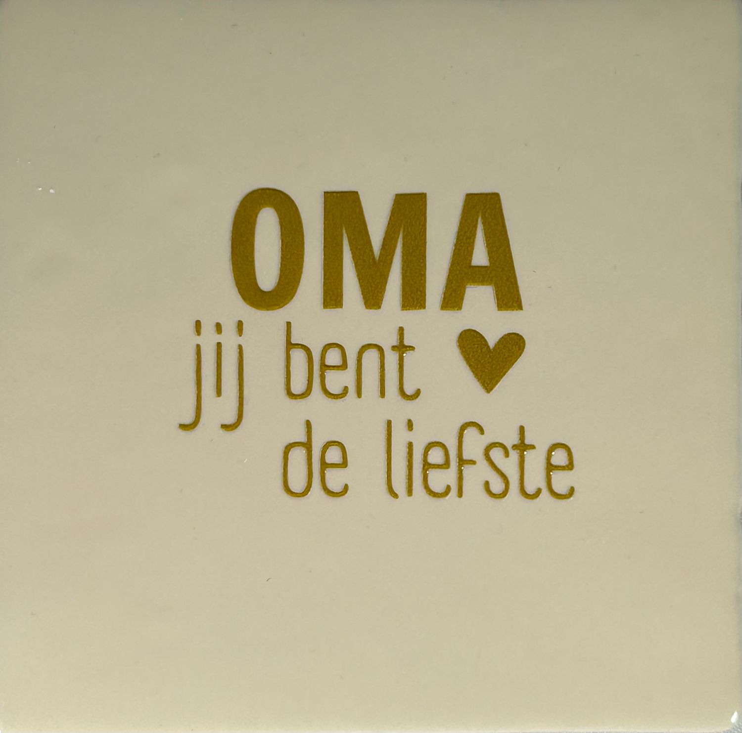 Tegel 10x10CM - Oma