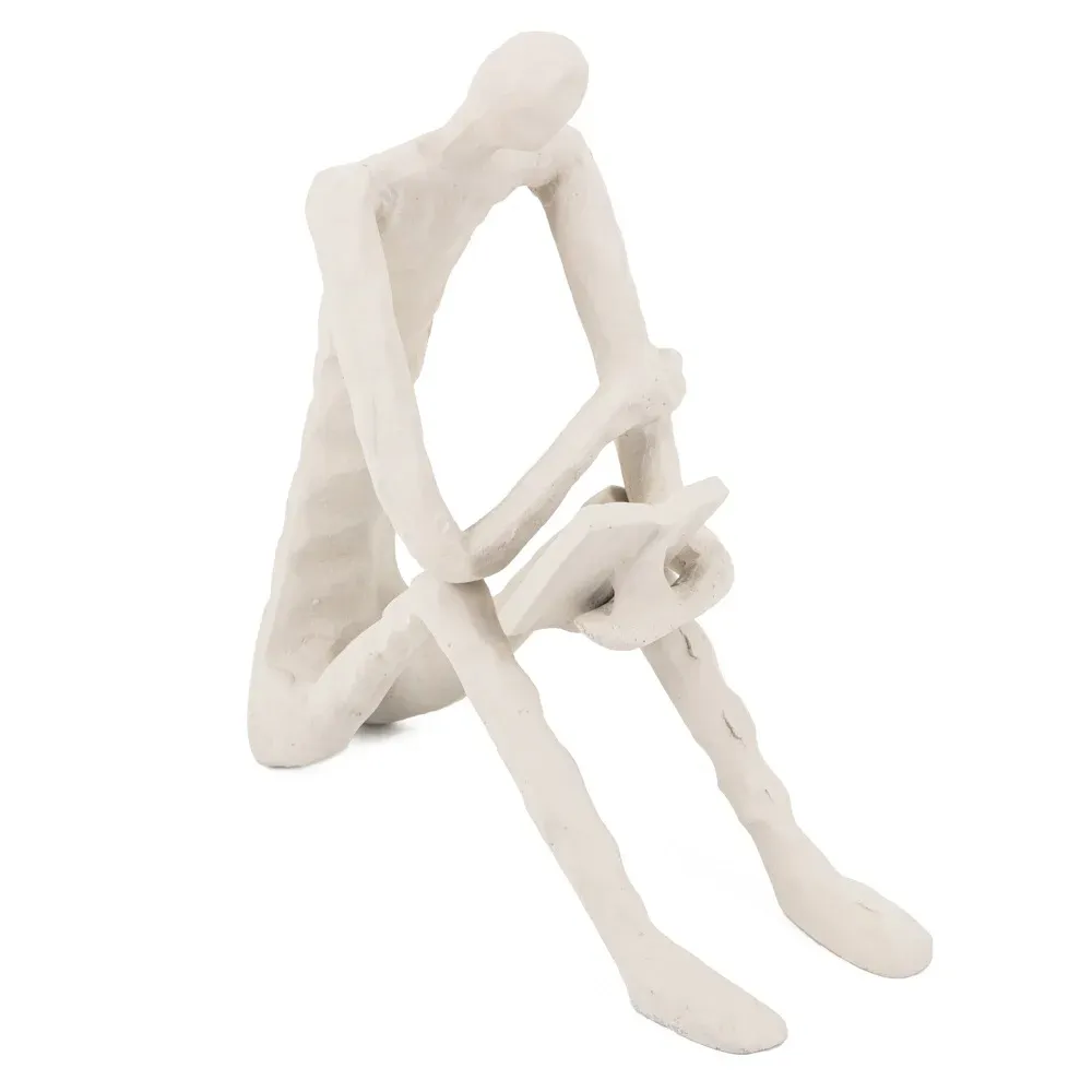 Ornament lezend naturel