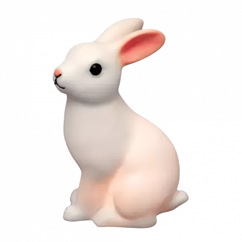 Nachtlampje met LED &#39;Woodland Rabbit&#39;