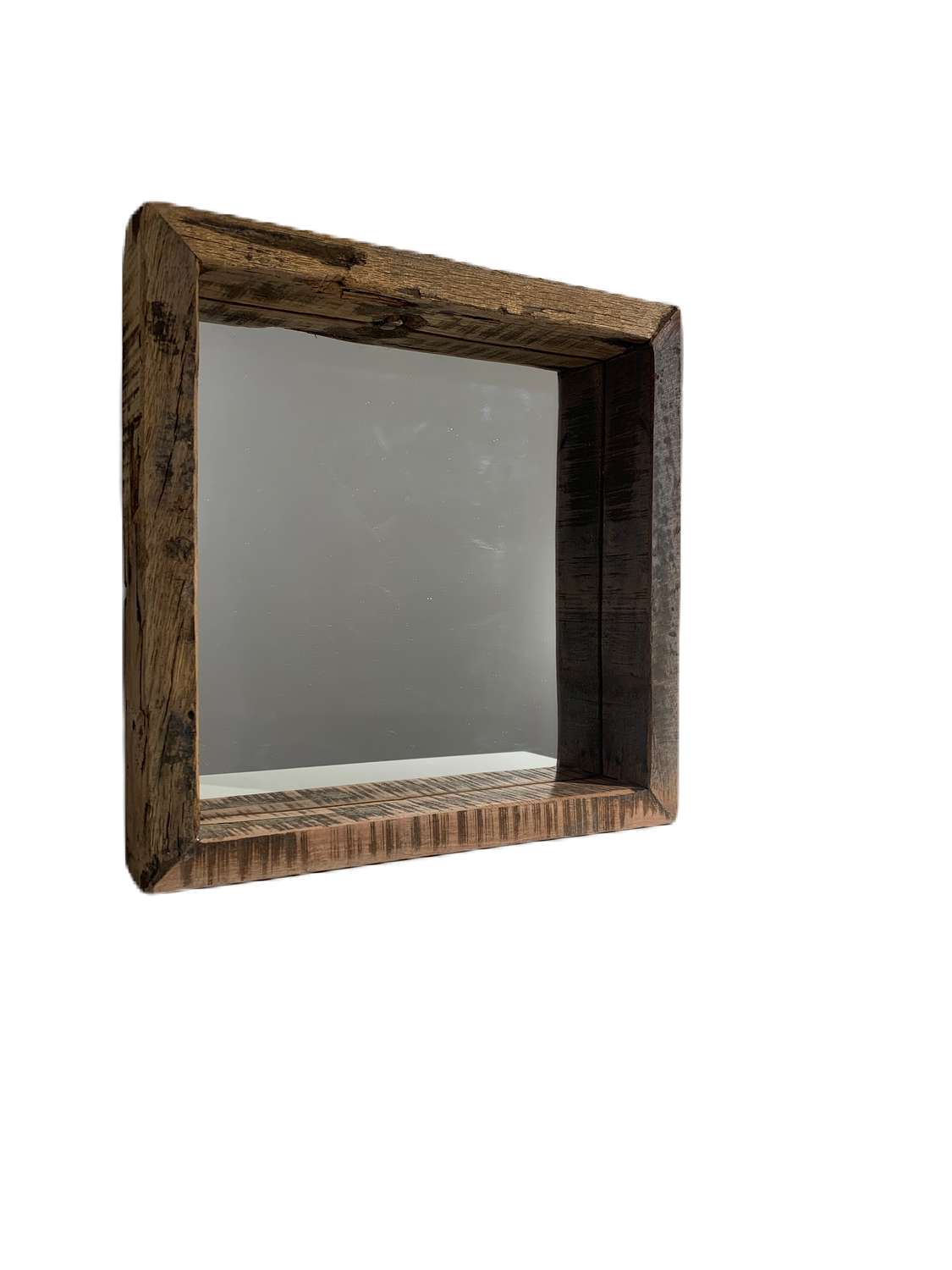 Spiegel - Diepe lijst - Wood - 30x30cm