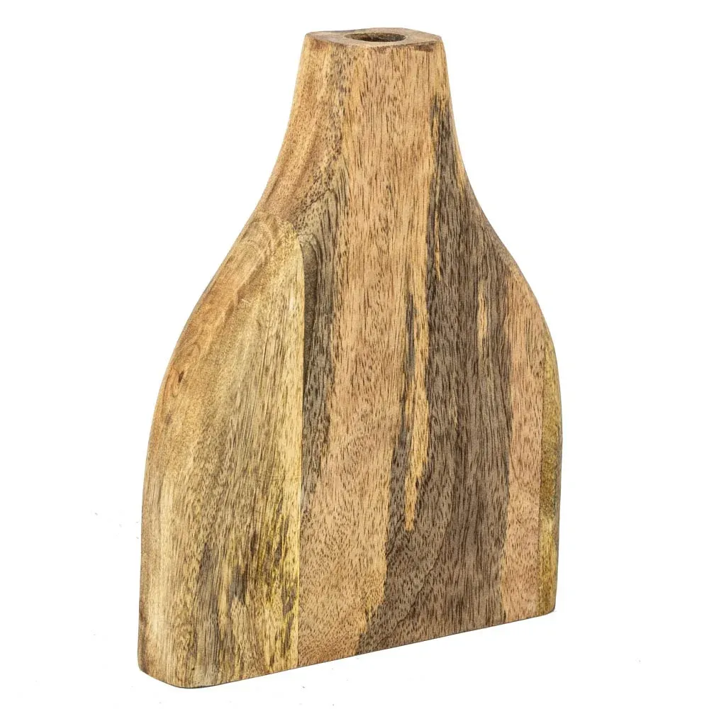 Houten vaas - Naturel - M