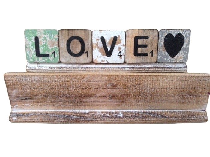 HOUTEN LETTERPLANK
