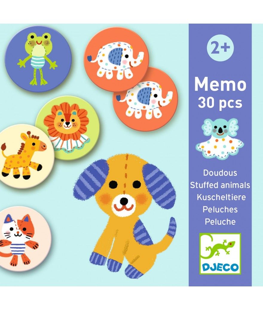 Djeco - Memo Stuffed animals