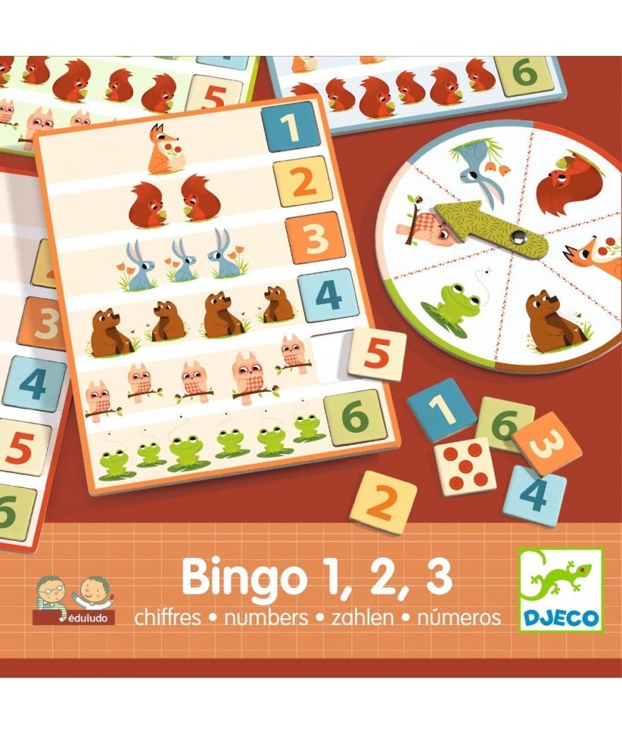 Djeco - Bingo 1, 2, 3