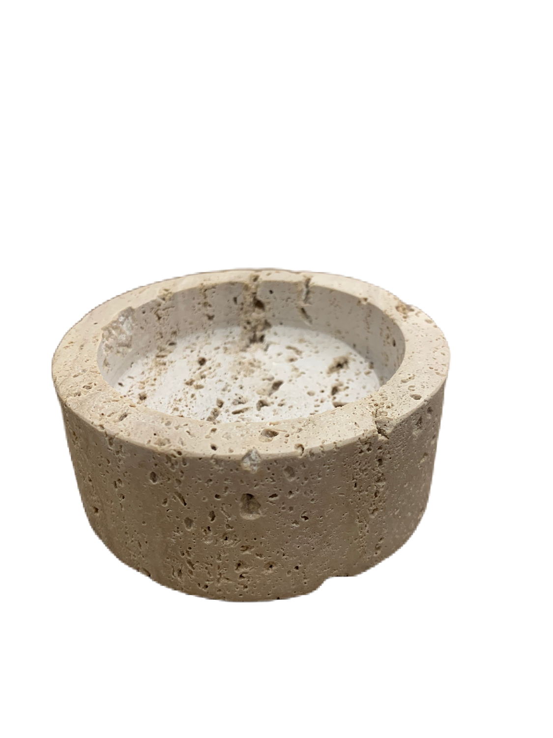 Kaarsenhouder - Travertine - Pillar - S