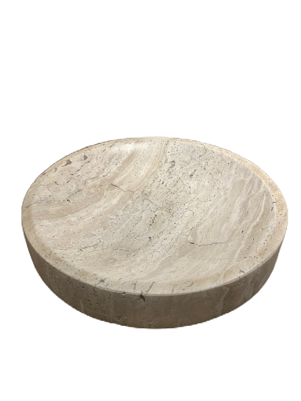 Bowl - Moca - Travertine