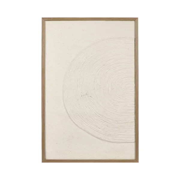 muur deco - papier mâché / dennenhout - Illusion