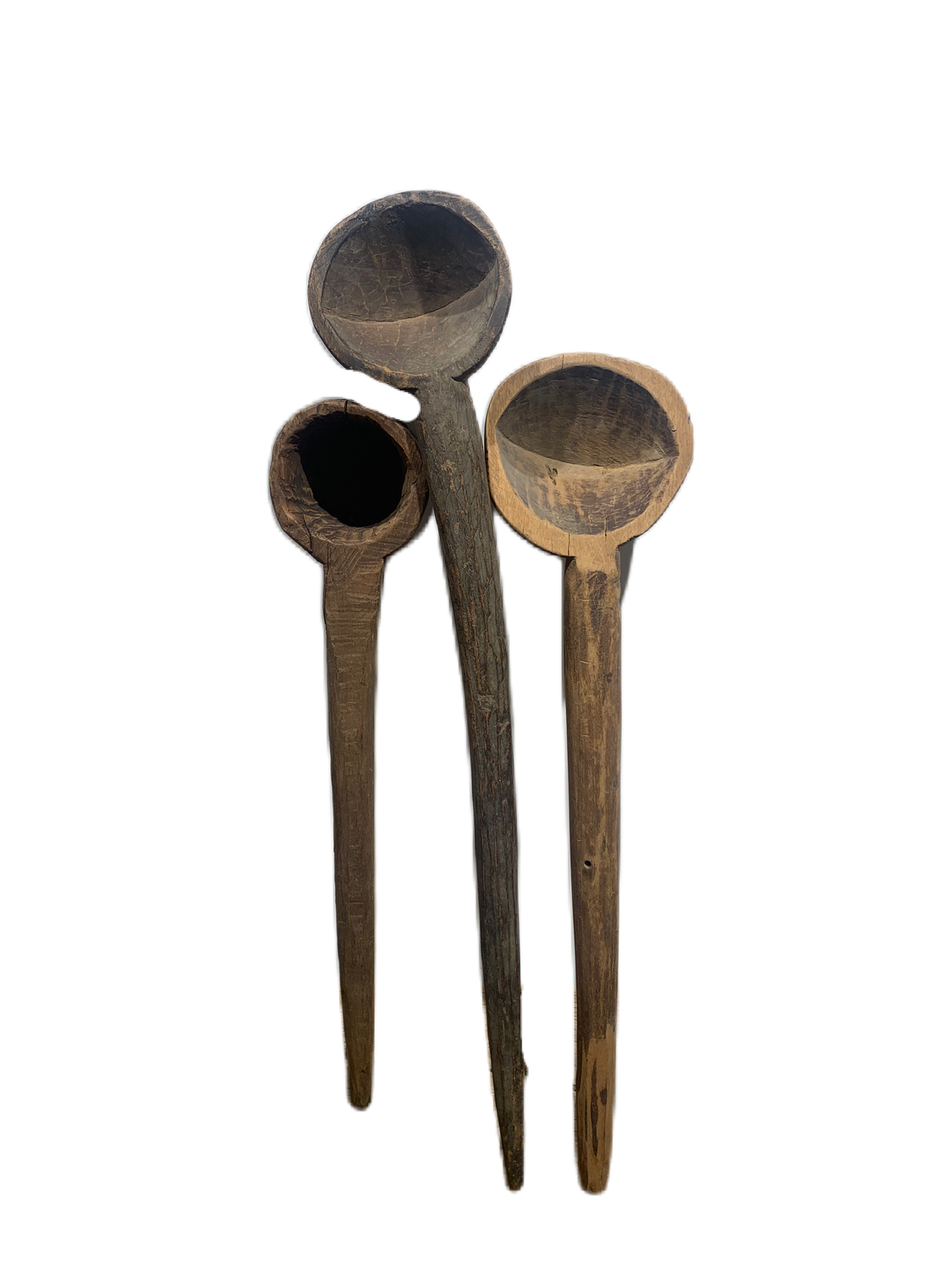 Decoratieve oude houten lepels 50-60cm (Per Stuk)