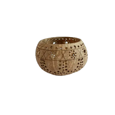 Theelichthouder - Coconut