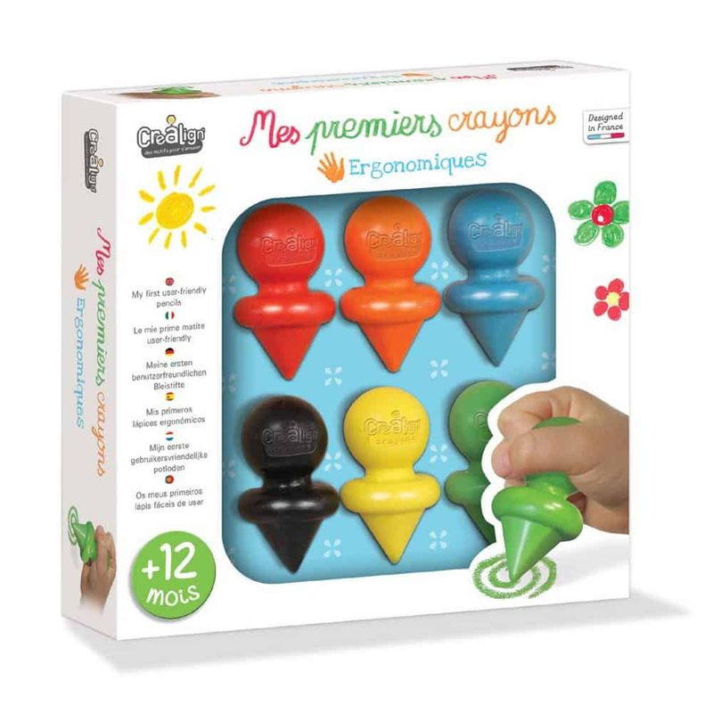 Mijn eerste waskrijtjes - 6 stuks