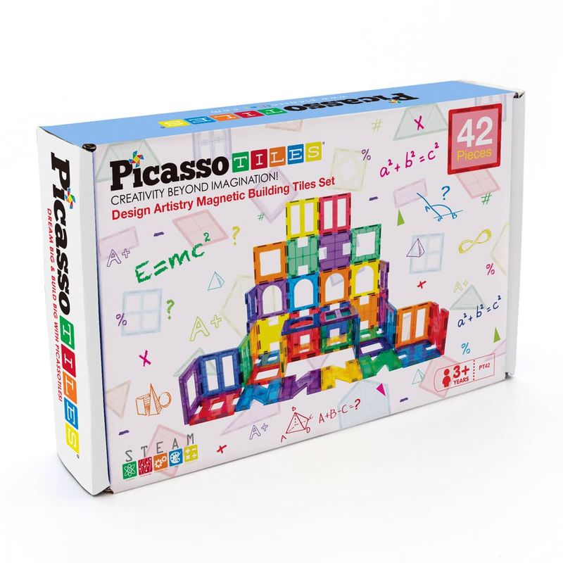 PicassoTiles - Magnetische bouwset 42-delig