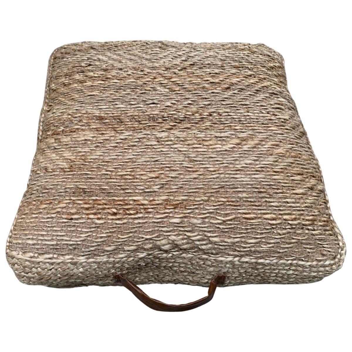 Vloerkussen - Jute - Bruin - Vierkant - 60x60cm