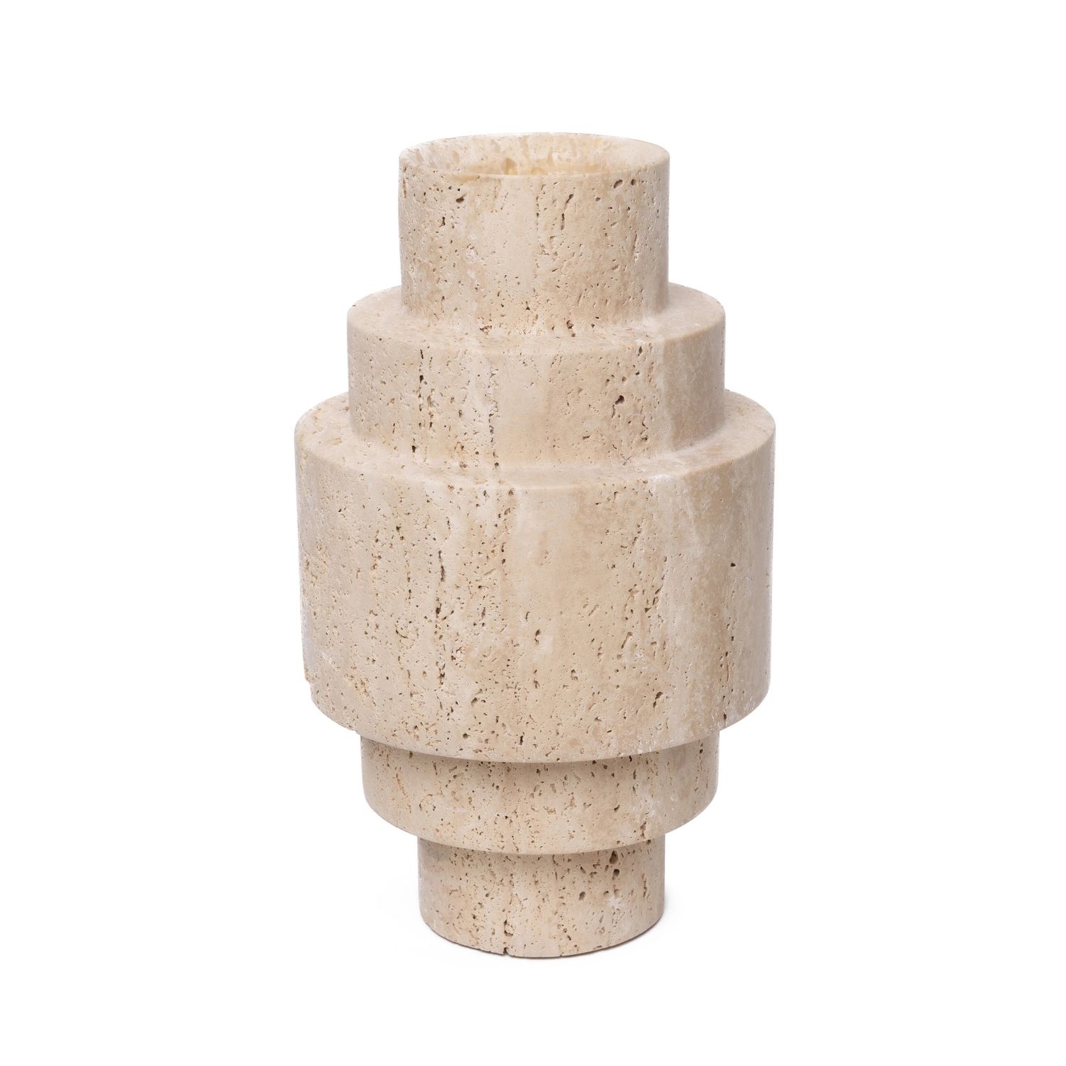 Travertine Agano Vaas - L