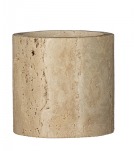 Kaarsenhouder - Travertine - Pillar - L