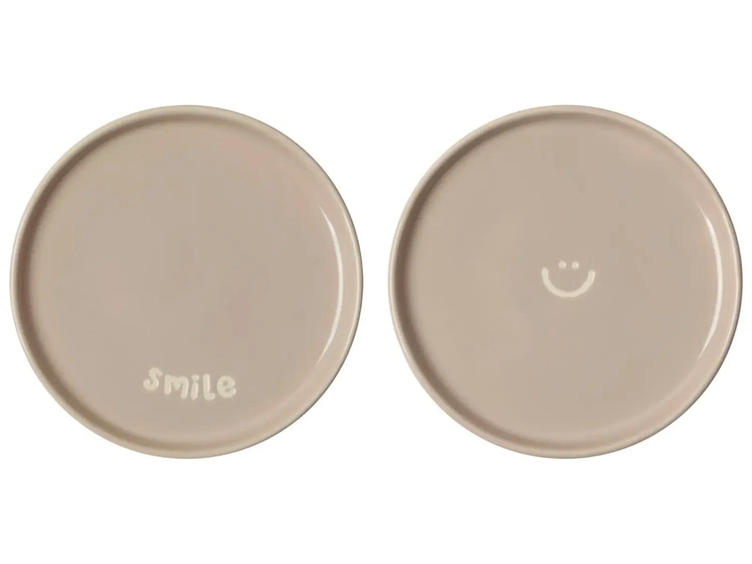 Gusta – Enjoyables bord Smile, Set van 2, Ø15,5cm