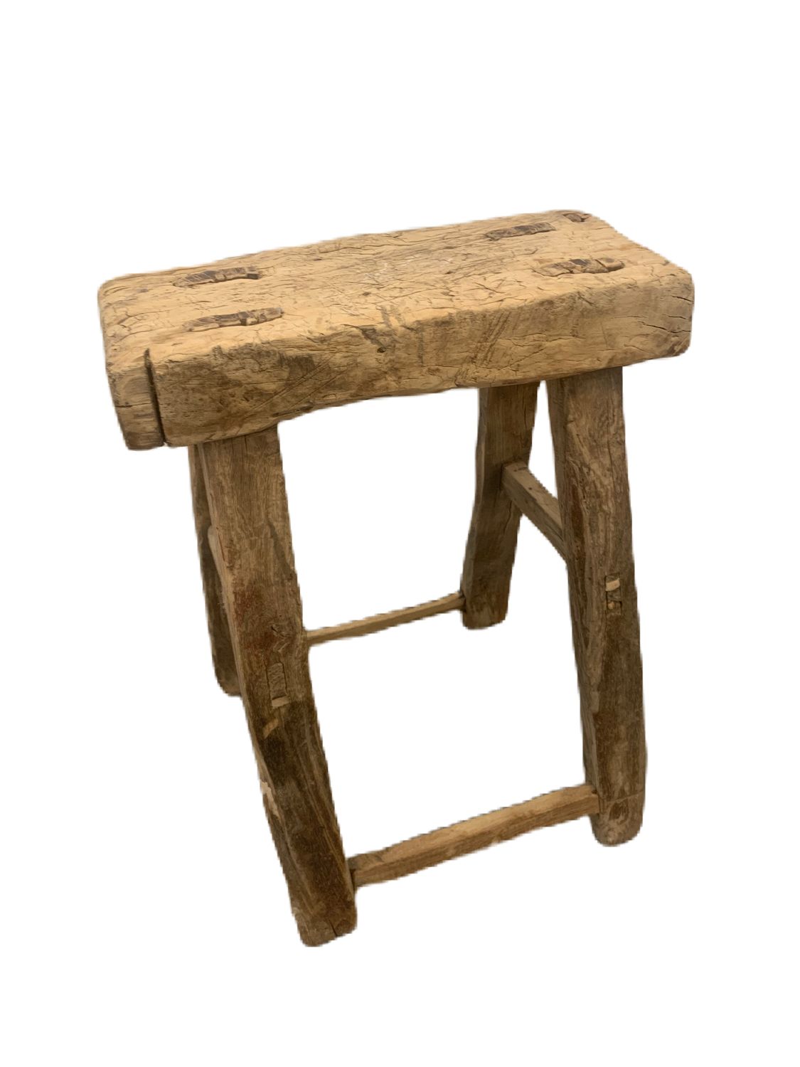 Kruk rechthoek oud hout naturel