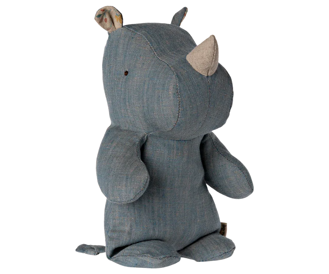 Maileg - Safari friends rhino small blue/sand
