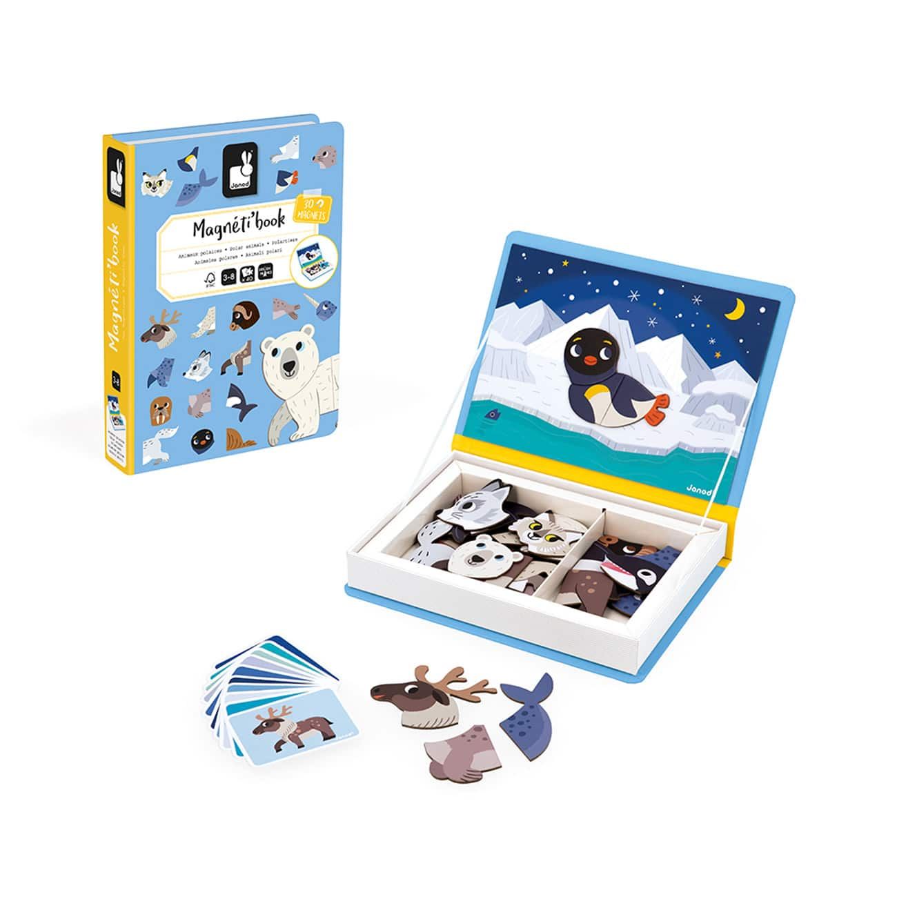 Janod - Magneetbook – Pooldieren