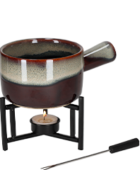 Fondue Set - Bordeaux