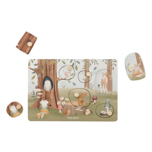 Little Dutch - Geluidenpuzzel  Forest Friends