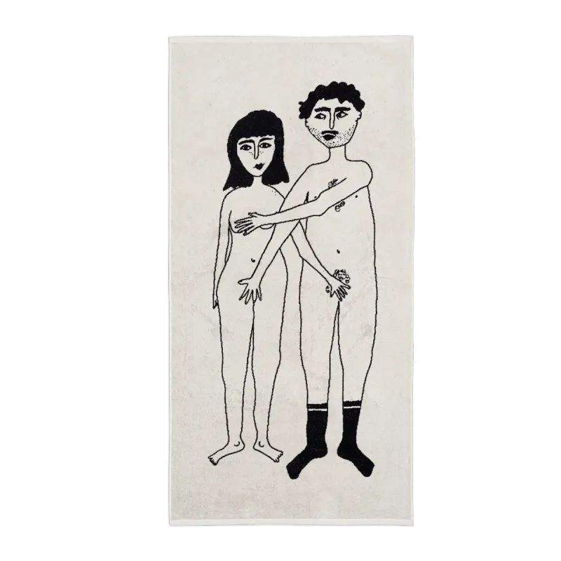 Helen b  - Badhanddoek - Naked Couple
